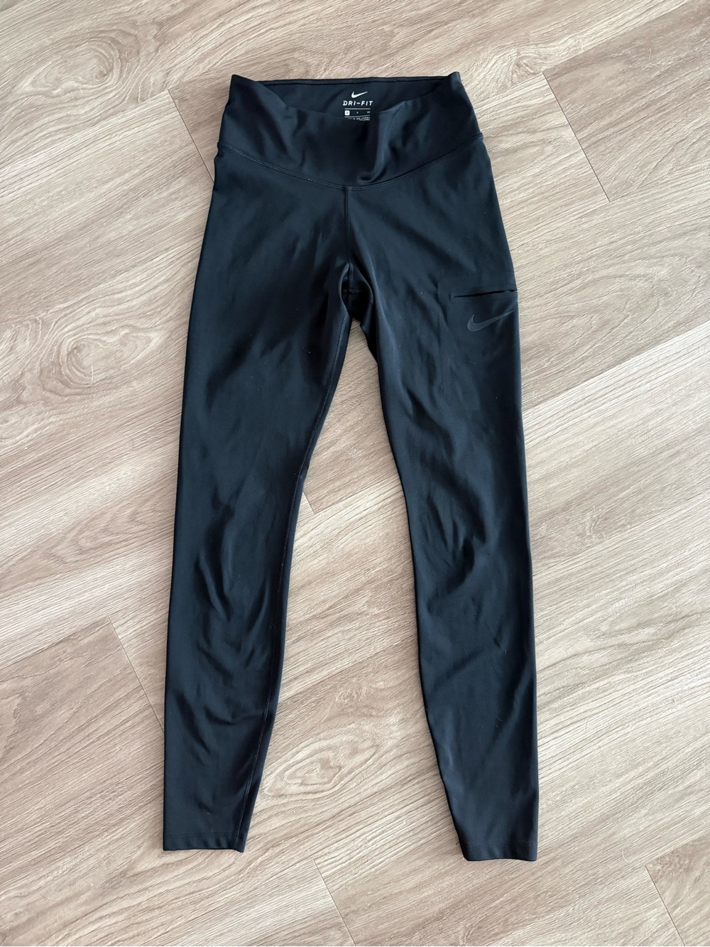 Nike Black Women's Dri-FIT Leggings with Side Swoosh